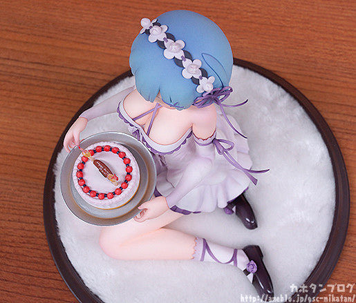 Re:Zero kara Hajimeru Isekai Seikatsu Rem 1/7 Birthday Cake ver. Figure – Official Good Smile Company-Preowned