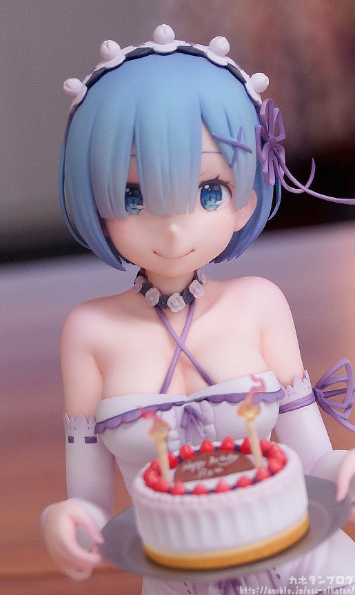 Re:Zero kara Hajimeru Isekai Seikatsu Rem 1/7 Birthday Cake ver. Figure – Official Good Smile Company-Preowned