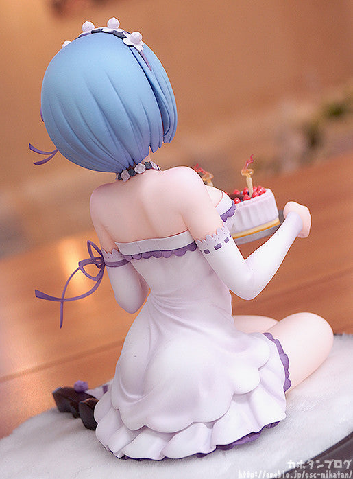 Re:Zero kara Hajimeru Isekai Seikatsu Rem 1/7 Birthday Cake ver. Figure – Official Good Smile Company-Preowned