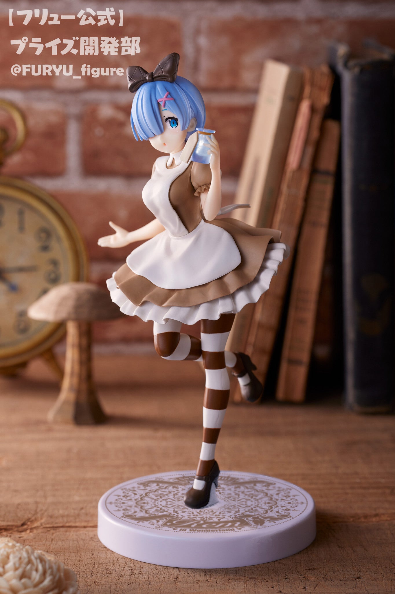 Re:Zero kara Hajimeru Isekai Seikatsu Rem SSS Figure in Wonderland Antique Ver. – Official FuRyu Japan -Preowned