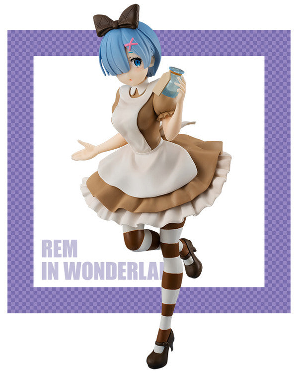 Re:Zero kara Hajimeru Isekai Seikatsu Rem SSS Figure in Wonderland Antique Ver. – Official FuRyu Japan -Preowned
