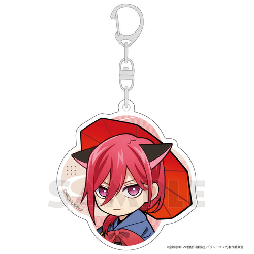 Blue Lock Hyoma Chigiri Kimono Cat Ears Acrylic Keychain – Official Algernon Product
