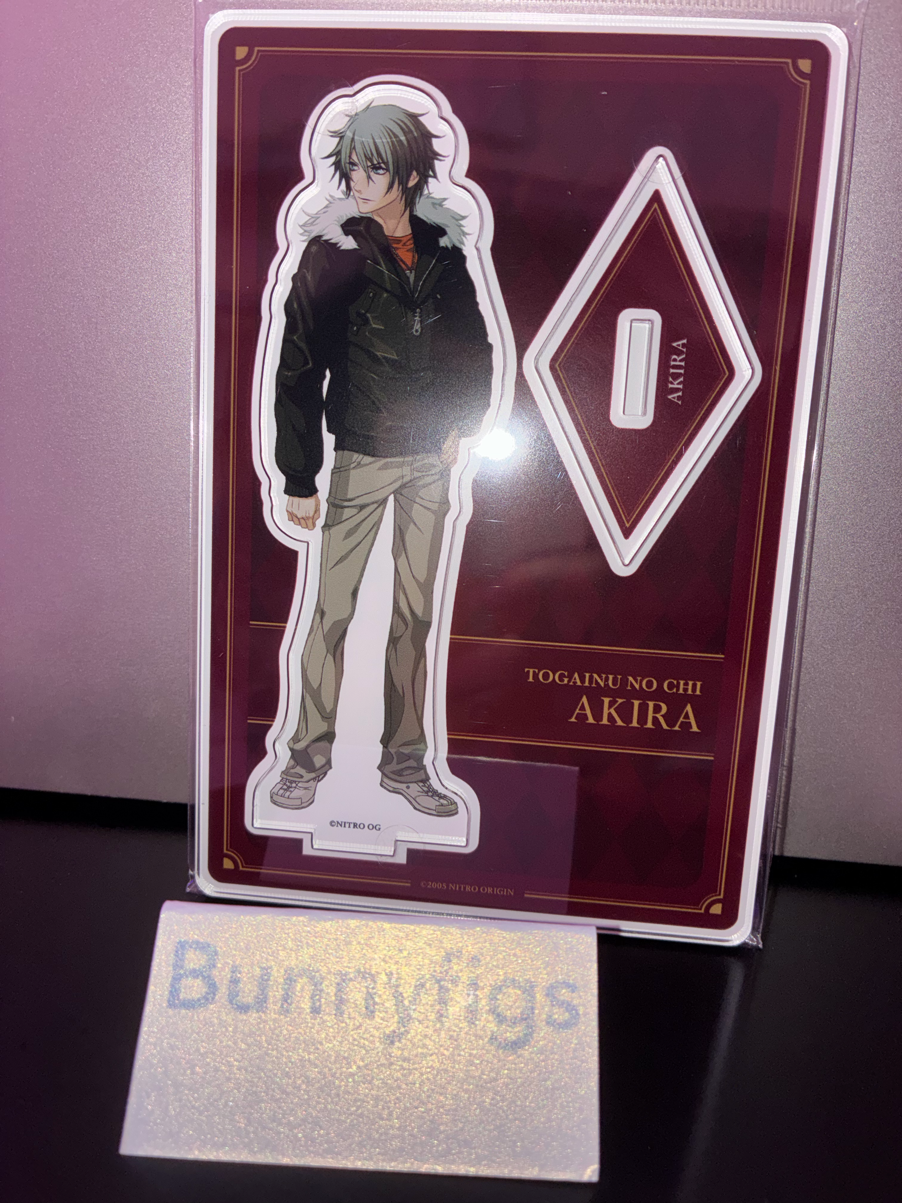 Brand New Togainu no Chi Akira Acrylic Stand – Official Nitro+CHiRAL Japan Exclusive